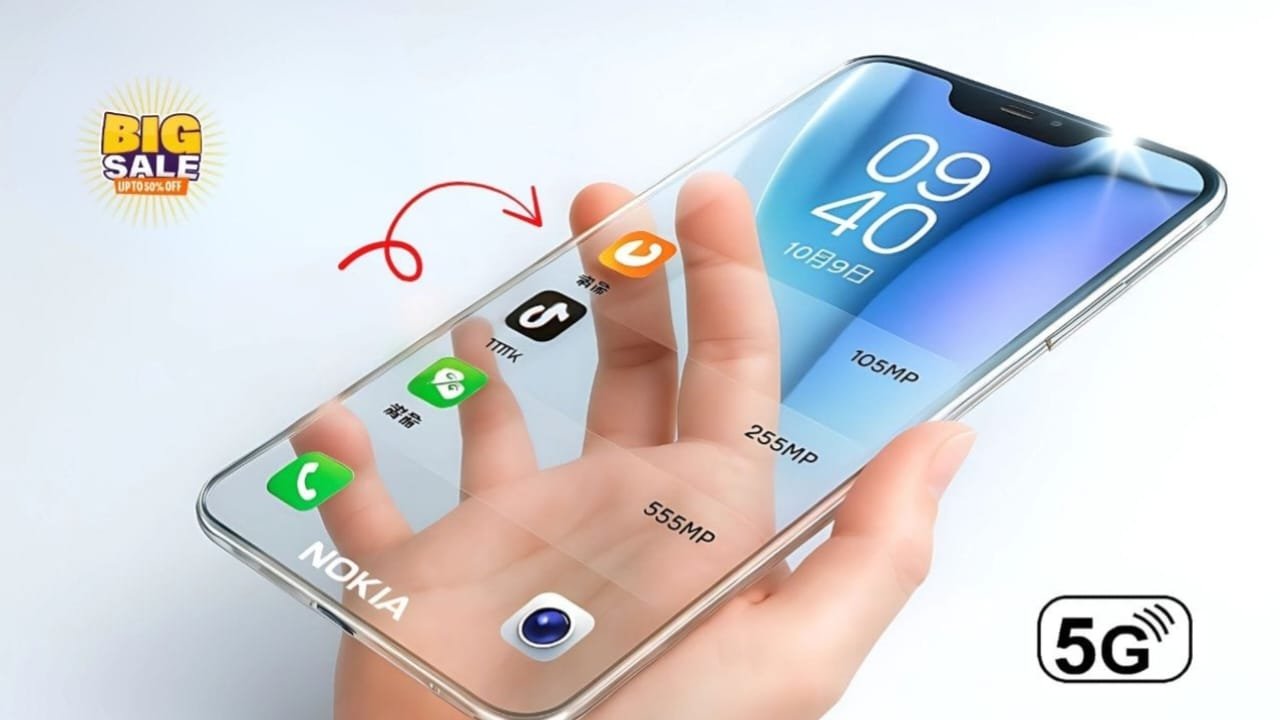 Nokia Launches Premium 5G Smartphone With 200MP Camera, 8GB RAM & 8000mAh Battery Just ₹11,999!