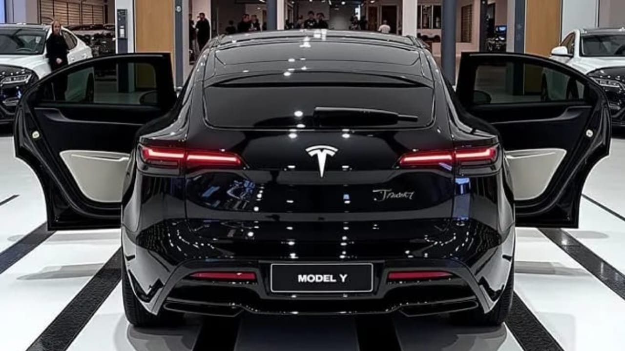 Tesla Launches Electric Car – Premium Electric Car with 600KM Range, Autopilot, Fast Charging & Futuristic Design!